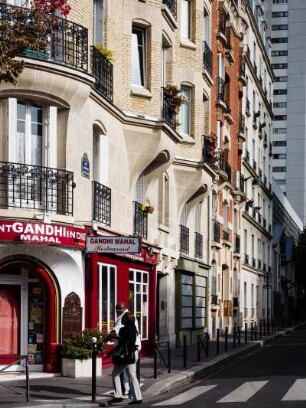 Paris. Paris 15e. Arrondissement de Vaugirard. Blick in die Rue Alphonse Bertillon