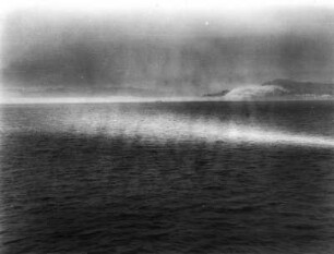 Seenebel in der San Francisco Bay : Blick vom Meer auf die San Francisco Bay mit Nebel