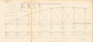Niederwehr, Brieg: Straßenbrücke: Ansichten, Aufsichten, Schnitte 1:100, 1:20
