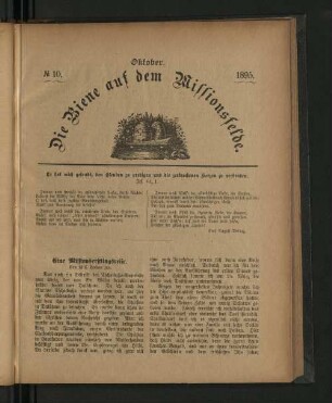 No 10. Oktober. 1895.