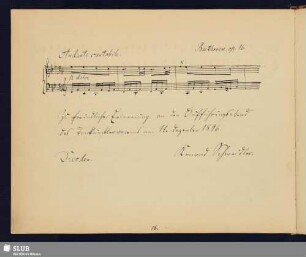 Schmeidler, Konrad; 1896 [Notenzitat und Texteintrag]