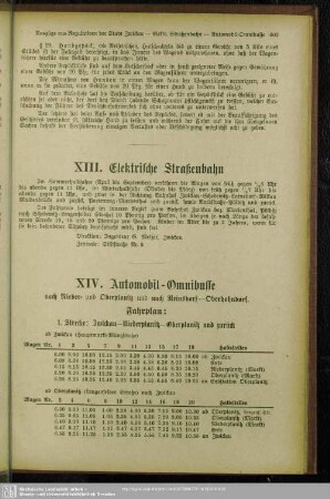 XIII. Elektrische Straßenbahn