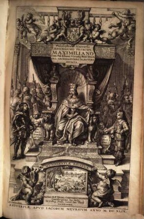 Philosophia universa : Serenissimo Principi Maximiliano .. dicata