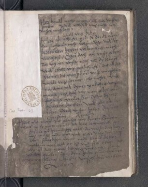 [Nachtrag, 16. Jh.: Nd. Gebet]