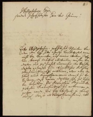 Brief von Heinrich Christian von Senckenberg an Johann Friedrich von Uffenbach. Göttingen, 22.7.1736