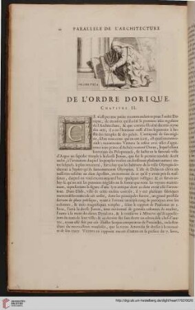 De l’ordre dorique: Chapitre II
