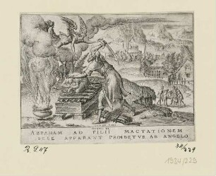 Abrahams Opfer, Blatt 24 der Folge "Genesis"