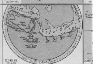 Landkarte : Landkarte des afrikanischen Kontinents nach al-Idrisi