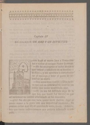 Capítulo LV - Un cacique, un juez y un detective