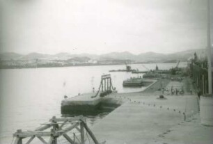 Hafenbau Ponta Delgada Azoren, Portugal, 1937-1940