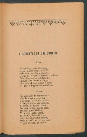 Fragmentos de una comedia
