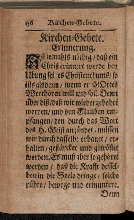 Kirchen-Gebete.