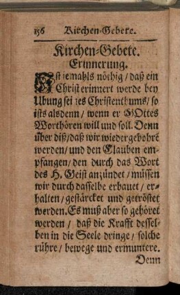 Kirchen-Gebete.