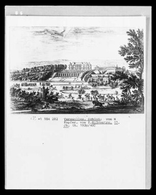 Versailles: Zweiter Zustand der Gartenfront