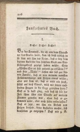 Funfzehntes Buch.