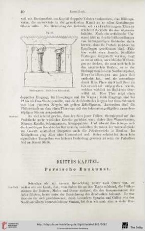 Drittes Kapitel: Persische Baukunst