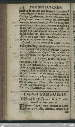 Emissi Sanguinis