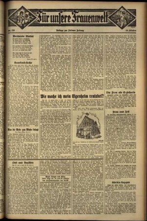 Dritte Ausgabe vom Mittwoch, den 16. Oktober 1935.