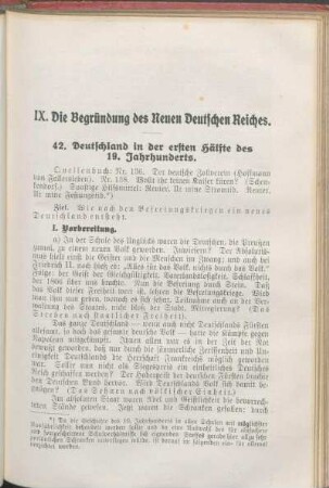 42. Deutschland in der ersten Hälfte des 19. Jahrhunderts.