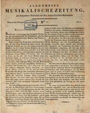 Allgemeine musikalische Zeitung : mit besonderer Rücksicht auf den österreichischen Kaiserstaat. 6, 6. 1822