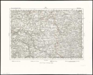 220: Rothenburg ob der Tauber, um 1850 : 220 : Rothenburg. - [1:200 000]. - Glogau : Flemming , [um 1850]. - 1 Kt. : Stich