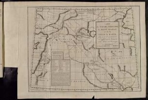 Tom I. entre page 86 et 87. Carte du Paradis Terrestre du Mont Ararat et de la Ville de Babel,[...]
