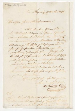 Brief an Jean Hartmann : 14.11.1873
