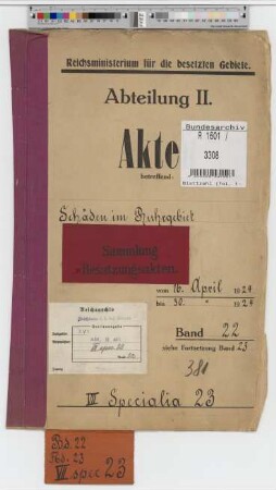 Schäden im Ruhrgebiet: Bd. 22