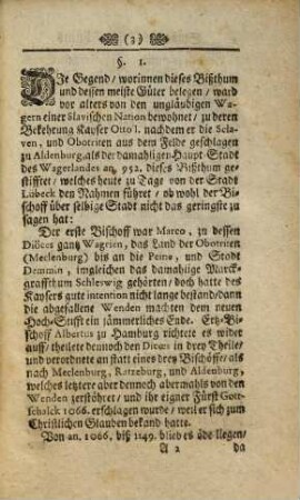 Staat der Hertzogthümer Schleswig, Holstein und des Bischoffthums Lübeck, [3]. Staat Des Bischoffthums Lübeck