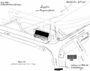 Geislingen (Steige): Nebengebäude Magazingebäude Lageplan