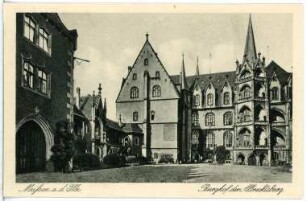 Meißen. Albrechtsburg - Burghof