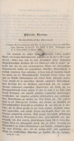 Historische Theologie