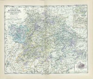 Südliches Deutschland: Franken, Süd-Lothringen, Burgund, Schwaben, Baiern &c gegen Anfang des XIII. Jahrhunderts
