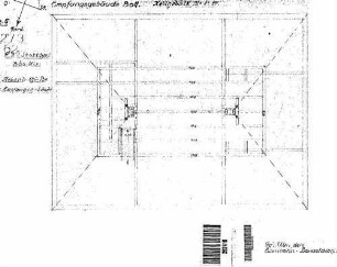 Boll: Empfangsgebäude mit Güterschuppen Kehlgebälk