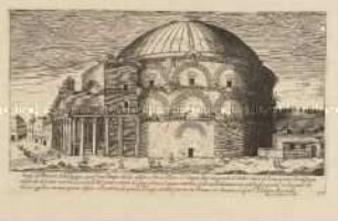 Pantheon (Nr. 33 der Folge "Vestigi delle antichità di Roma ...")