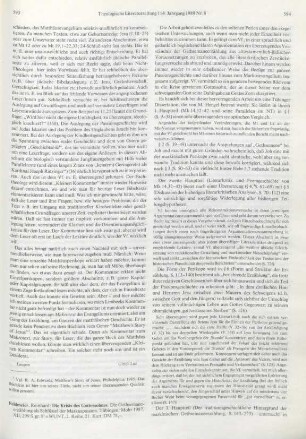 593-595 [Rezension] Feldmeier, Reinhard, Die Krisis des Gottessohnes