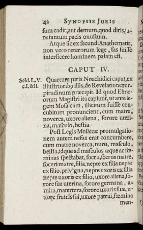 Caput IV. - Caput VI.
