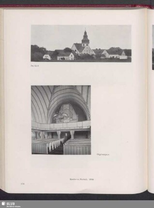Kirche in Maltsch. 1906. Orgelempore