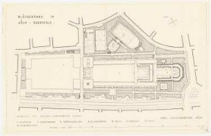 Blücherpark, Köln-Ehrenfeld: Grundriss 1:1000