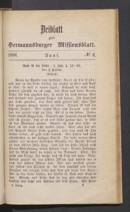 Beiblatt. 1886. Juni. N°. 6