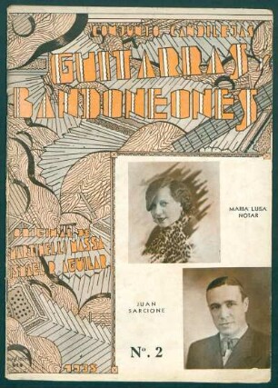 [Fotografía de] María Luisa Notar [y] Juan Sarcione