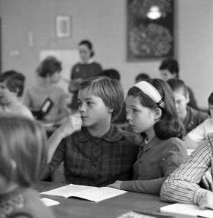 Schüleraustausch zwischen der Draisschule und der "Elementary-School" in der Paul-Revere-Siedlung.
