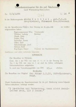 Knittel, Alois