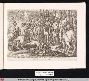 Giovanni de' Medici schickt die schweizerischen Söldner zurück.