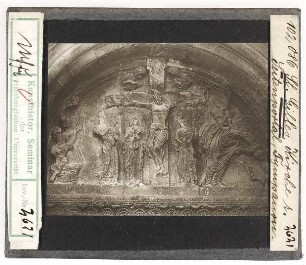 St. Gilles, Kirche: rechtes Seitenportal, Tympanon. Stoedtner-Nr. 102086