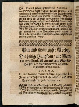 376-392, Ein zwainzigste Predig.