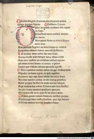 Bucolica : mit Argumenta von Pseudo-Ovidius. Im Anhang Appendix Vergiliana (Copa, Est et non, Vir bonus, Rosae, Moretum)
