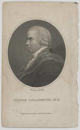 Bildnis des Oliver Goldsmith