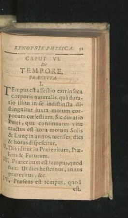 Caput VI. De Tempore.