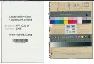 Entnazifizierung Maria Walterscheid , geb. 29.04.1889 (Lehrerin)